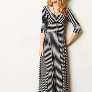 Anthropologie Maxi Dress | Puella 3/4 sleeve M
